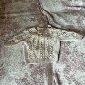 3-6 month baby gap cable knit sweater